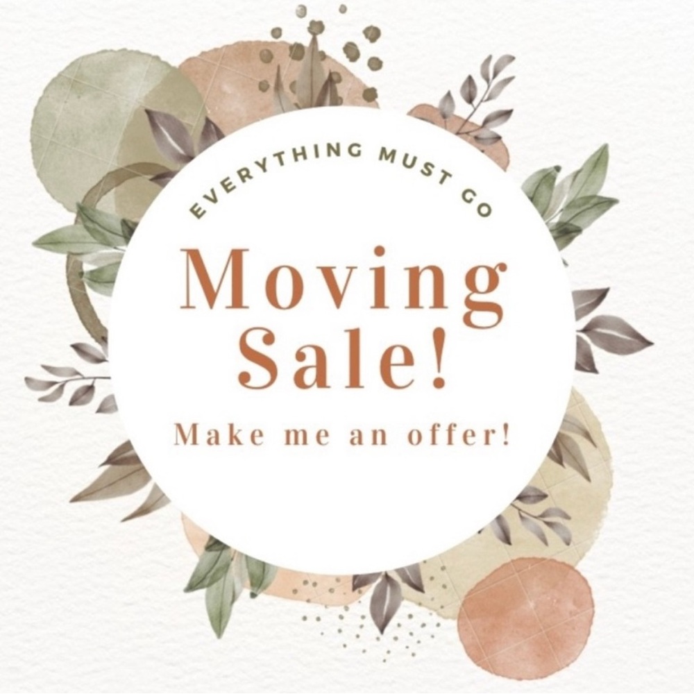Moving sale!